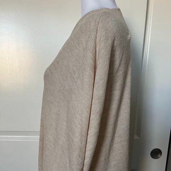 Ann Taylor LOFT Open Front Draped Lightweight Knit Sweater Cardigan Size M/L - Picture 5 of 14